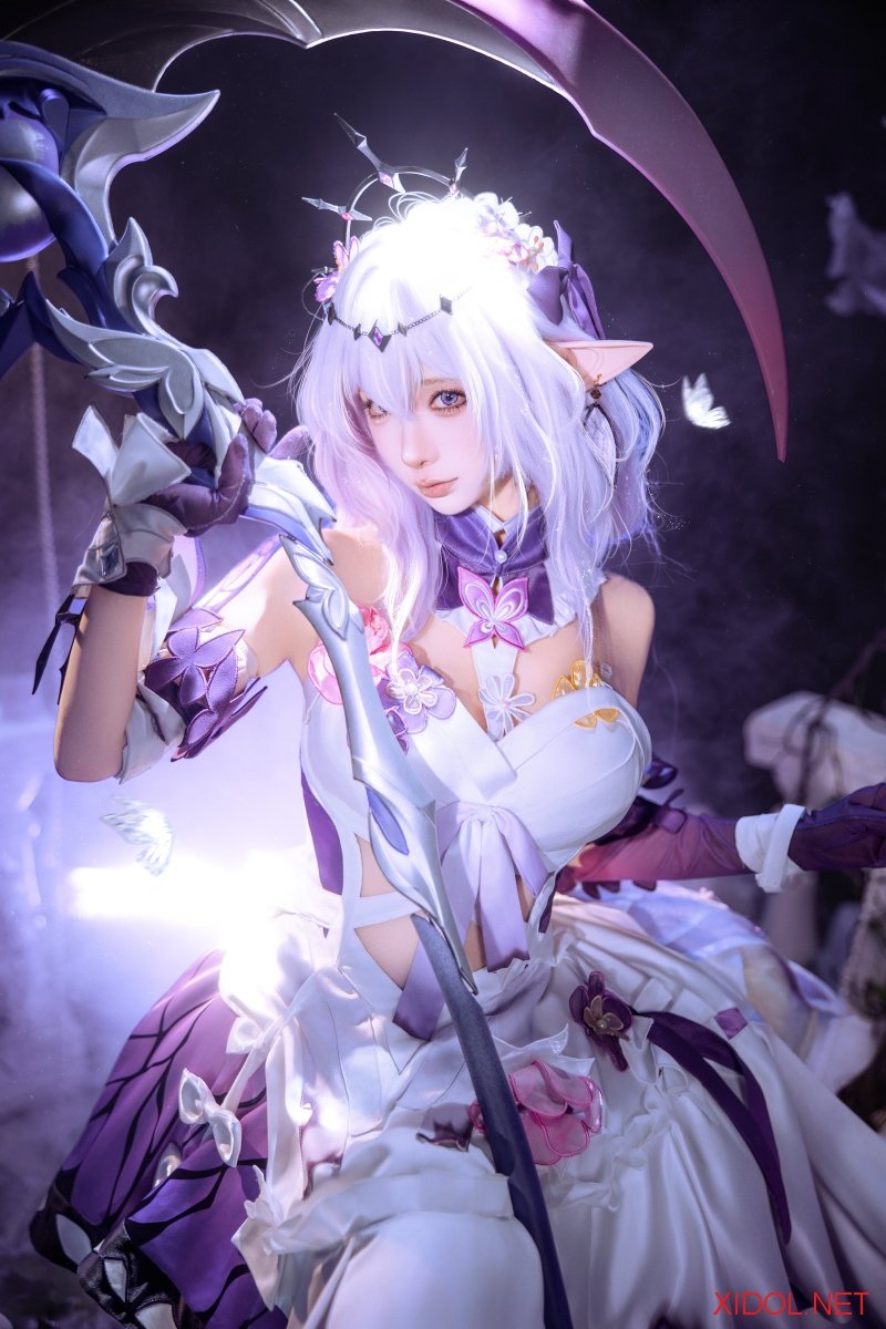 [Cosplay] 蠢沫沫 崩坏·星穹铁道 遐蝶 [12P-89MB]