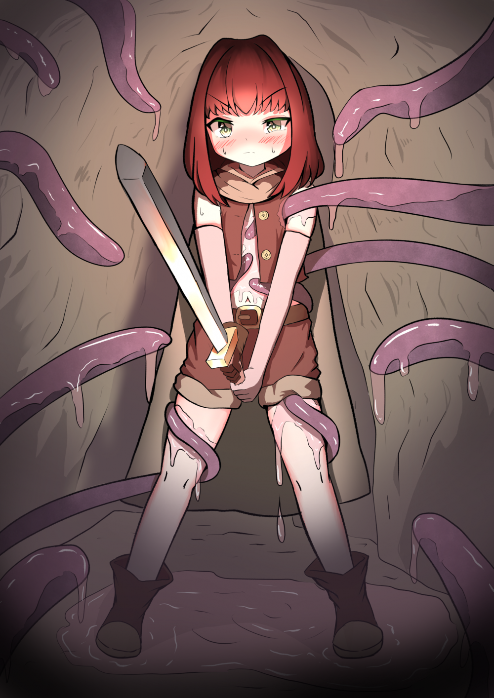 (同人誌) [うまい棒べちゃべちゃ] 剣士アンナ ～初めての冒険～ (オリジナル)