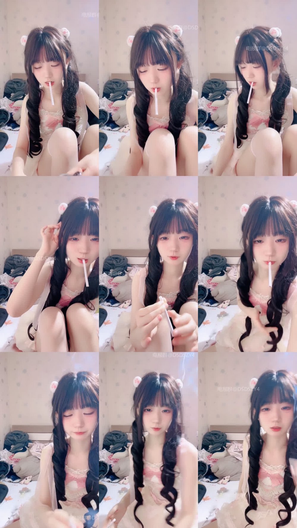 ♦️ 顏值嫩妹【邪惡雙馬尾】直播錄播高顏值在線自慰4（5V）