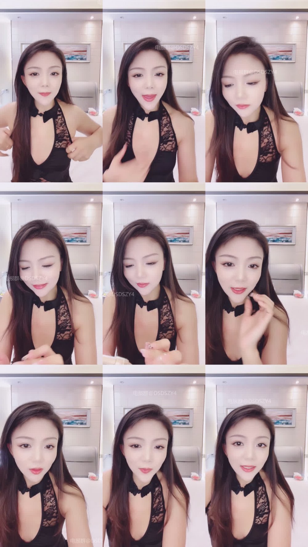 ♦️ 黑絲禦姐【白兔】高顏眼鏡禦姐雙飛黑絲制服舌吻口爆足交無套內射1（6V）