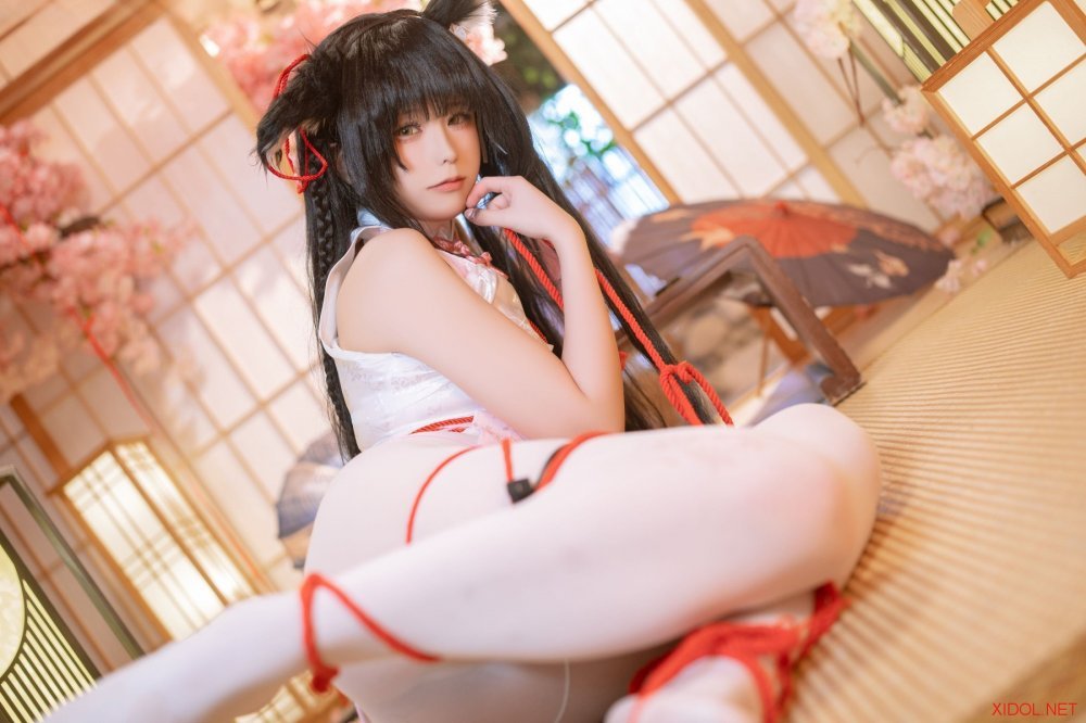 [Cosplay] Quan冉有点饿 碧蓝航线 长门旗袍 [76P1V-593MB]