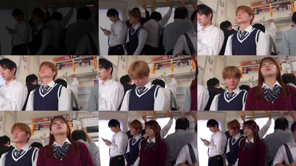 +++ [FHD] FTHTD-174 「ねぇ、バレないように触って」先に太腿に触れたのは俺。別クラスで気になってた彼女は手を払わず袖をきゅっと掴んで足を寄せ手を内ももへ誘う。人混みに紛れてイジリまくった末に…二人とも頬を赤くしたまま朝ラッシュ密着SEX 北岡果林