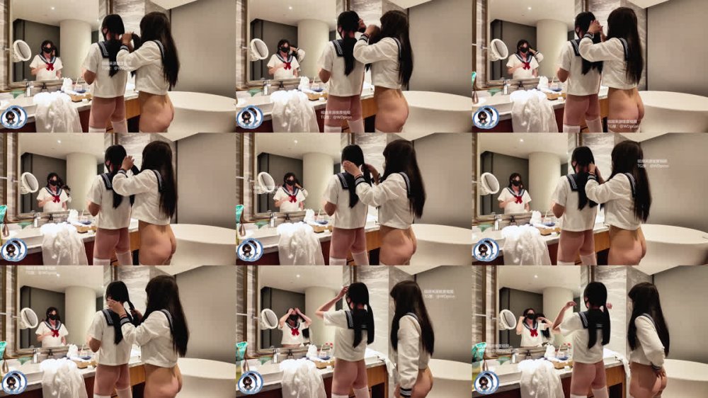 +++ XB-2477 淫妻聯動JK白絲女女互動假吊插