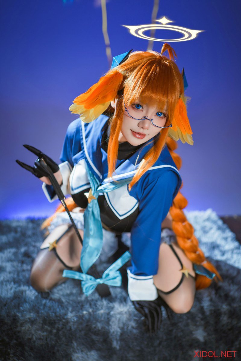 [Cosplay] 是一只熊仔吗 – 蔚蓝档案 圆堂志美子·邪恶女干部