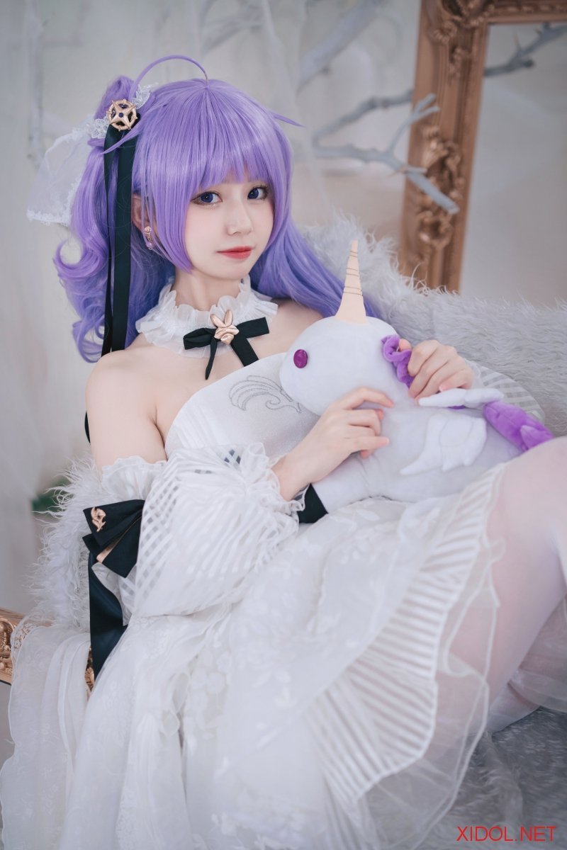 [Cosplay] 猫大人 – 碧蓝航线 独角兽 花嫁
