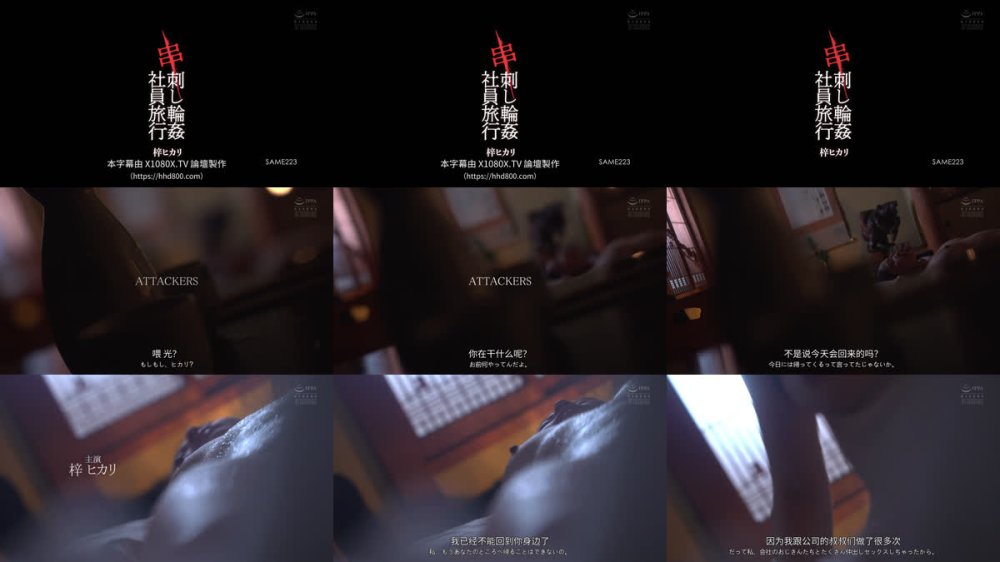 +++ [FHDC] SAME-223 串刺し輪●社員旅行 梓ヒカリ