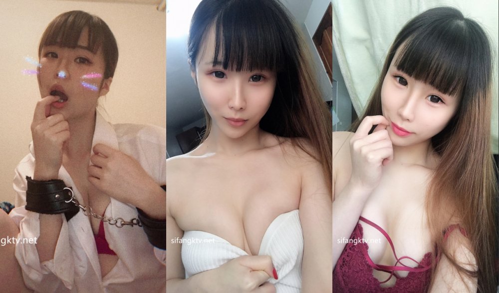 齊頭簾可愛嫩妹露臉不雅自拍視圖流出，撩人肚兜白皙粉嫩自慰性愛，表裡不一非常反差
