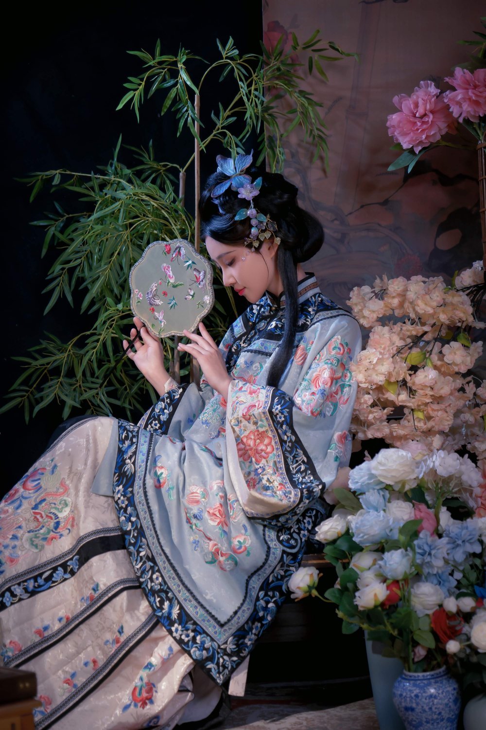 年年古裝 - 絲蘭陵，靛藍明麗深閨美人[54P]