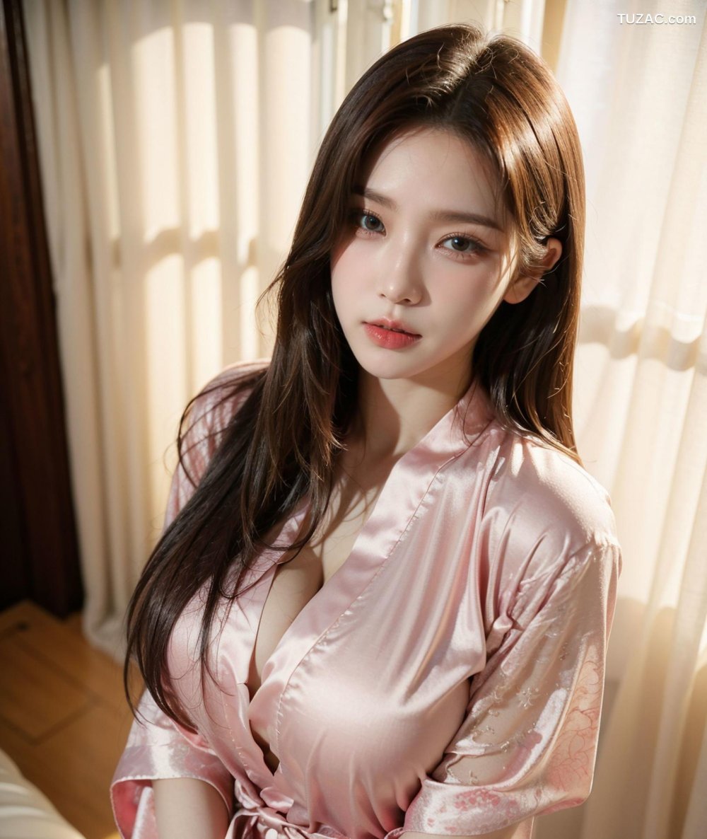 AI美女-擬實-粉色睡衣床上誘惑-18禁[90P]
