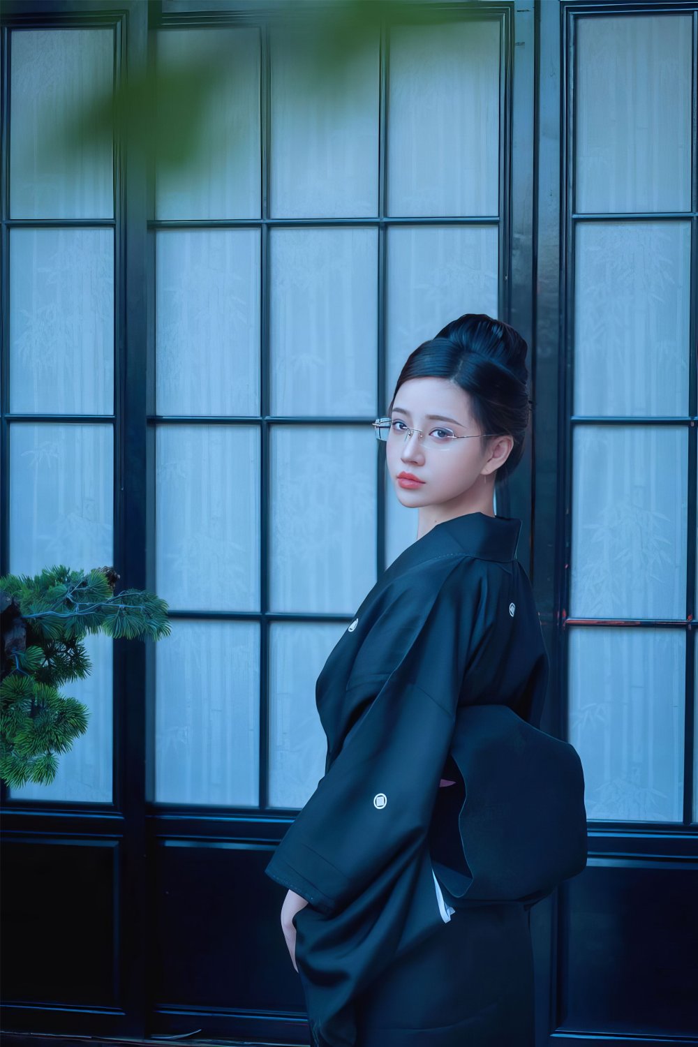 年年古裝 - 未亡人，青黑長袍日式哀婉[50P]