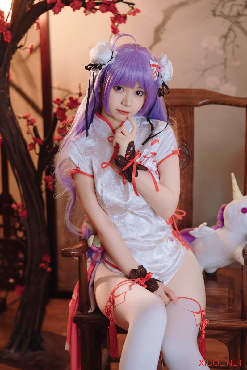 [Cosplay] 猫大人 – 碧蓝航线 独角兽 旗袍