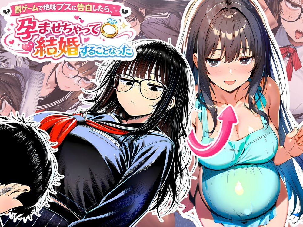 Bought ✯Released by zhonyk✯ [夜あくび小隊] 罰ゲームで地味ブスに嘘告白したら、孕ませちゃって結婚することになった [DL版]