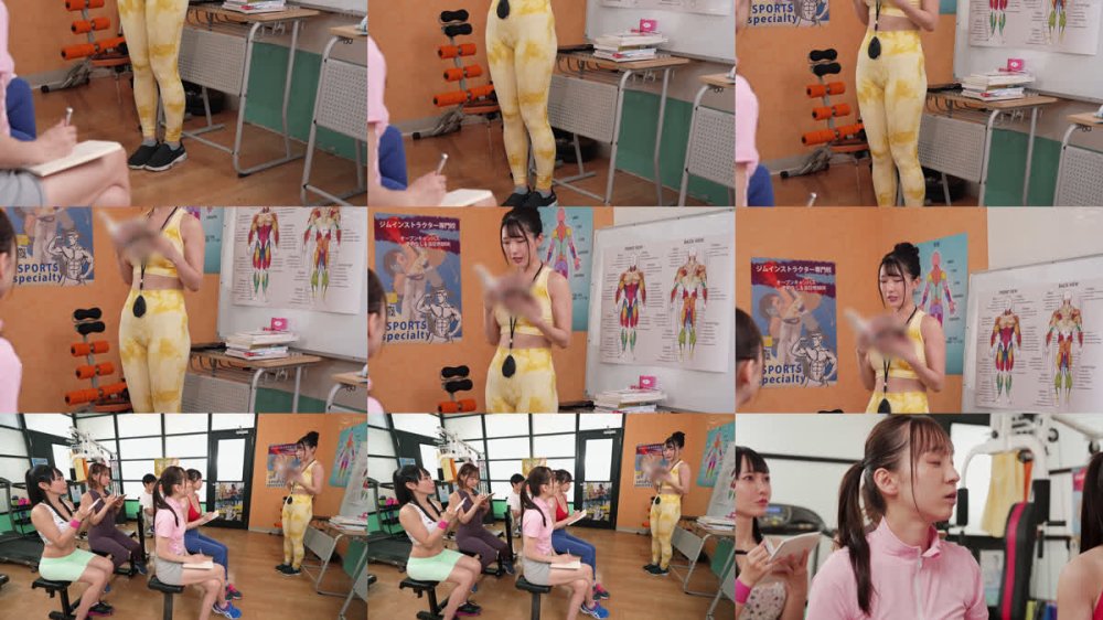 +++ [FHD] HUNTC-561 「えっ！？コレが実習？」スポーツインストラクター専門学校に入学したら男はボク1人！実習は体のライン丸分かりのエロ過ぎるピタ服女子と神密着！でハーレム乱交！