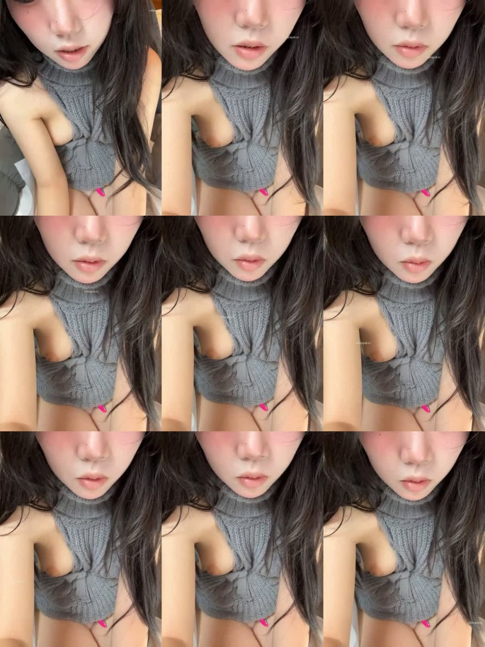 ⚫️ 推特阿黑顏巨乳學生妹【七寶】重金定製，臉鮑同框道具自慰噴水口交誘惑
