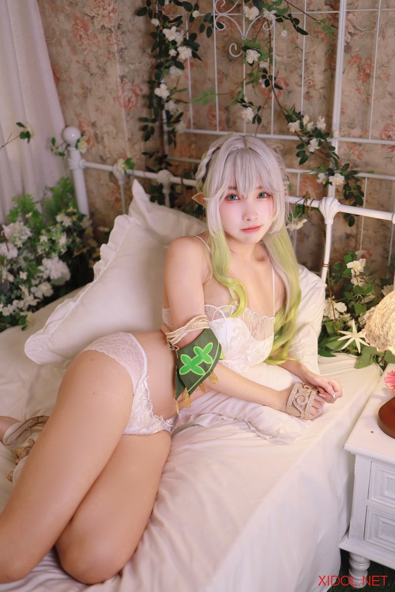 [Cosplay] 慕慕Momo – 原神 – 納西妲🍃 [53P1V-2.31GB]