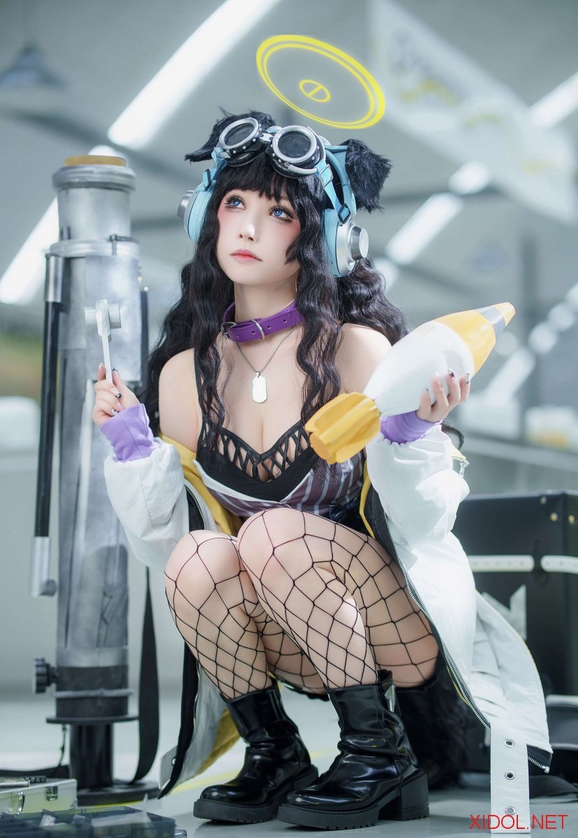 [Cosplay] 超级小禾儿 蔚蓝档案 猫冢响 [18P-191MB]